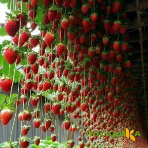 Клубника ампельная Анастасия купить по цене от 370р. в интернет-магазине «Посадика» с доставкой почтой в в Вилюйске и по всей России – [изображение №1].